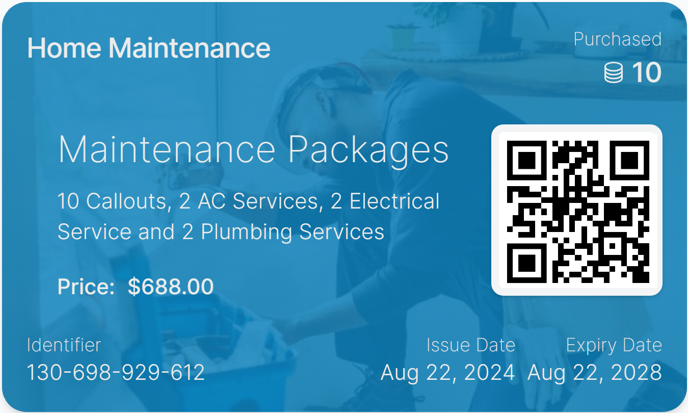 Maintenance Vouchers